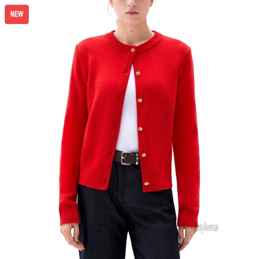 Chunky Cashmere Blend Cardigan Sweater Y2K Chic Fall Fashion Button Up Long